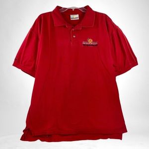 Bondurant Racing Polo Shirt Short Sleeve 100% Cotton, size 2XL!